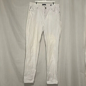 women's white Chaps Jeans high rise skinny jeans size 8 / 29